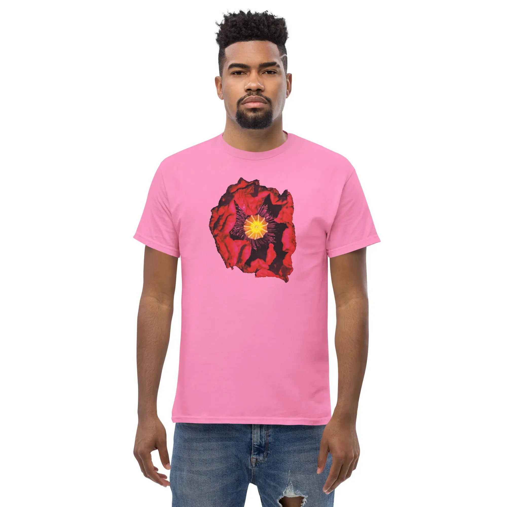 Queer Botanicals | Opening Red Poppy | Unisex Classic T-Shirt BaDeYaDeYa