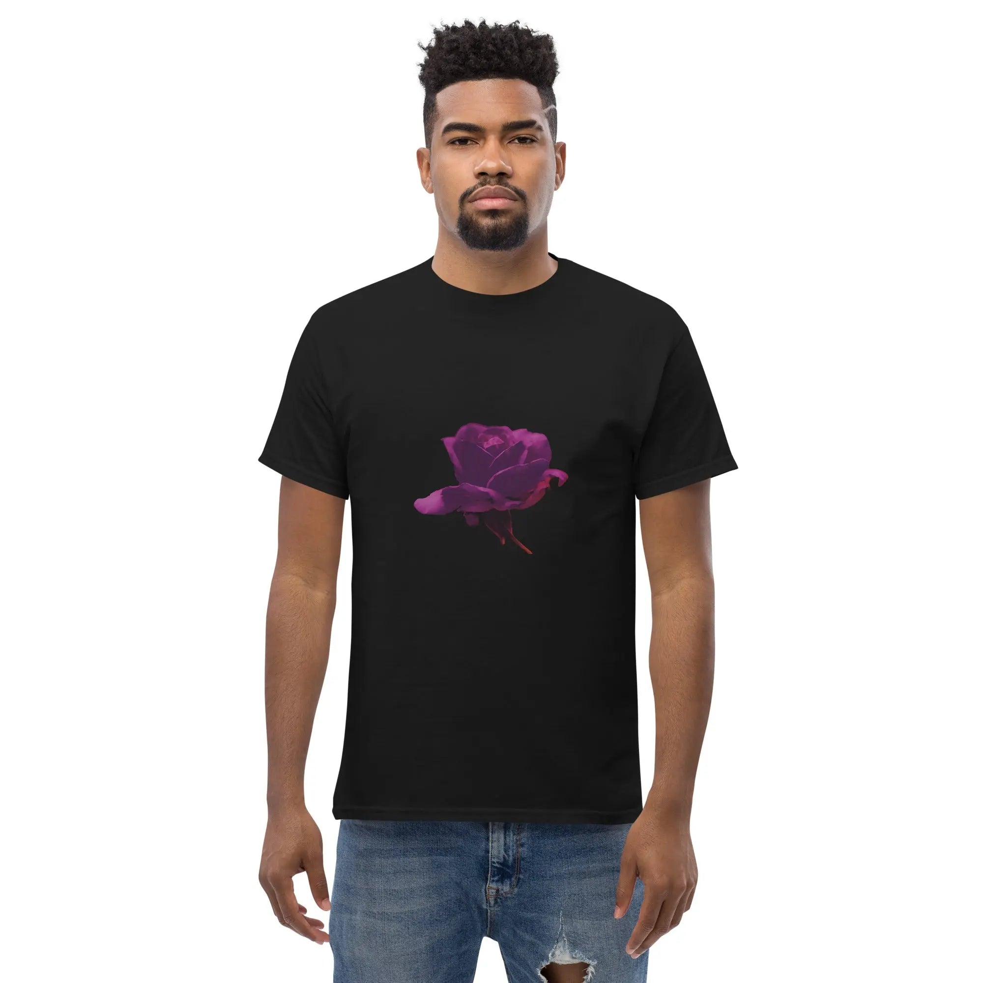 Queer Botanicals  | Bruised Rosebud | Unisex Classic Short Sleeve T-Shirt BaDeYaDeYa