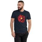 Queer Botanicals | Opening Red Poppy | Men's Short Sleeve T-Shirt BaDeYaDeYa