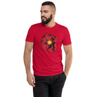 Queer Botanicals | Opening Red Poppy | Men's Short Sleeve T-Shirt BaDeYaDeYa