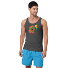 Queer Botanicals | Rainbow Rose | Unisex Tank Top BaDeYaDeYa