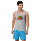 Queer Botanicals | Rainbow Rose | Unisex Tank Top BaDeYaDeYa