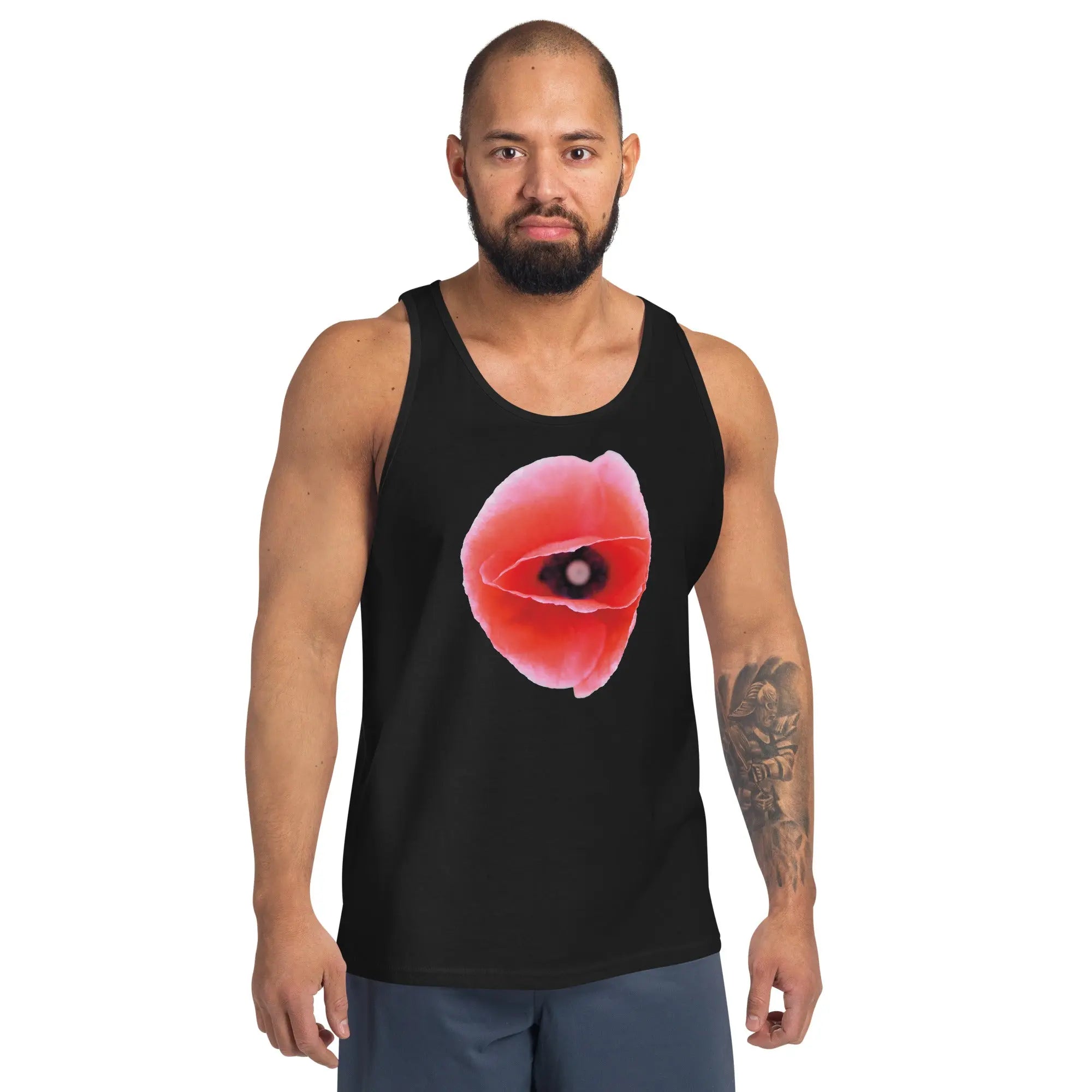 Queer Botanicals | Red Poppy | Unisex Tank Top BaDeYaDeYa