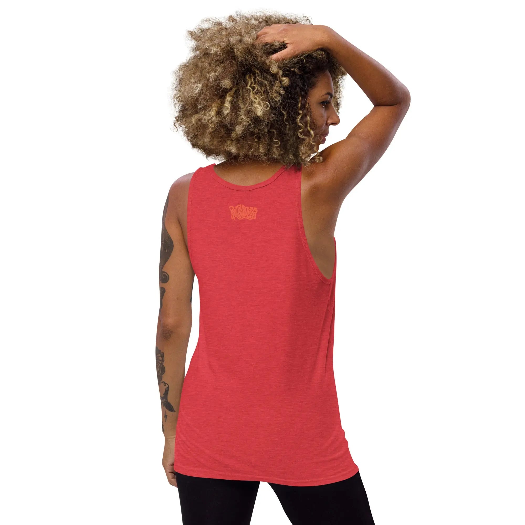 Queer Botanicals | Opening Red Poppy | Unisex Tank Top BaDeYaDeYa