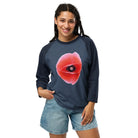 Queer Botanicals | Red Poppy | Unisex 3/4 Sleeve Raglan T-Shirt BaDeYaDeYa