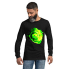 Queer Botanicals | Lime Rose | Unisex Long Sleeve T-Shirt BaDeYaDeYa