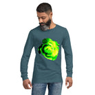 Queer Botanicals | Lime Rose | Unisex Long Sleeve T-Shirt BaDeYaDeYa