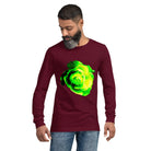 Queer Botanicals | Lime Rose | Unisex Long Sleeve T-Shirt BaDeYaDeYa