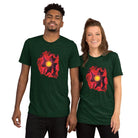 Queer Botanicals | Opening Red Poppy | Unisex Vintage T-Shirt BaDeYaDeYa