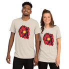 Queer Botanicals | Opening Red Poppy | Unisex Vintage T-Shirt BaDeYaDeYa