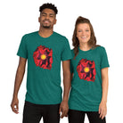 Queer Botanicals | Opening Red Poppy | Unisex Vintage T-Shirt BaDeYaDeYa