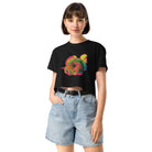 Queer Botanicals | Rainbow Rose | Unisex Crop Top BaDeYaDeYa