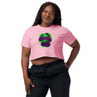 Queer Botanicals  | Pansy | Women's/They Friendly Crop Top BaDeYaDeYa