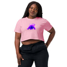 Queer Botanicals  | Violets | Women's/They Friendly Crop Top BaDeYaDeYa