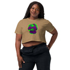 Queer Botanicals  | Pansy | Women's/They Friendly Crop Top BaDeYaDeYa