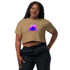 Queer Botanicals  | Violets | Women's/They Friendly Crop Top BaDeYaDeYa