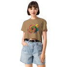 Queer Botanicals | Rainbow Rose | Unisex Crop Top BaDeYaDeYa