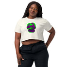 Queer Botanicals  | Pansy | Women's/They Friendly Crop Top BaDeYaDeYa