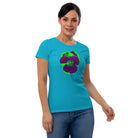 Queer Botanicals  | Pansy | Women's Fitted Short Sleeve T-Shirt BaDeYaDeYa