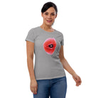 Queer Botanicals | Red Poppy | Women's Fitted Short Sleeve T-Shirt BaDeYaDeYa