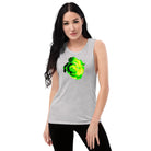 Queer Botanicals | Lime Rose | Women's Muscle T-Shirt BaDeYaDeYa