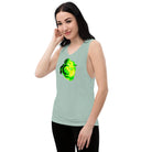 Queer Botanicals | Lime Rose | Women's Muscle T-Shirt BaDeYaDeYa