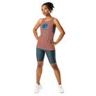 Queer Botanicals  | Blue Rose | Women's Muscle T-Shirt BaDeYaDeYa