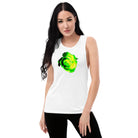 Queer Botanicals | Lime Rose | Women's Muscle T-Shirt BaDeYaDeYa