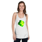 Queer Botanicals | Lime Rose | Women's Racerback Tank Top BaDeYaDeYa