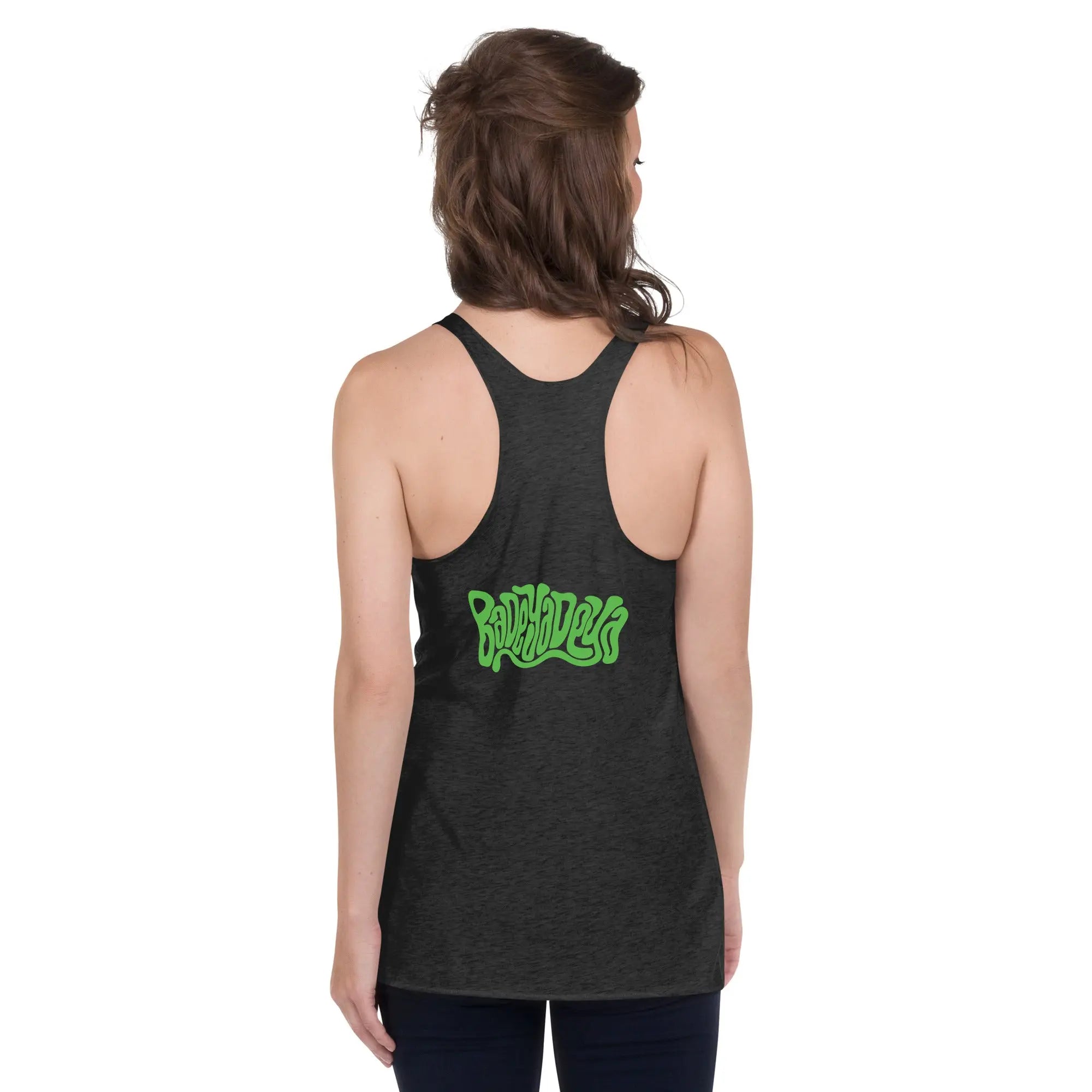 Queer Botanicals | Lime Rose | Women's Racerback Tank Top BaDeYaDeYa